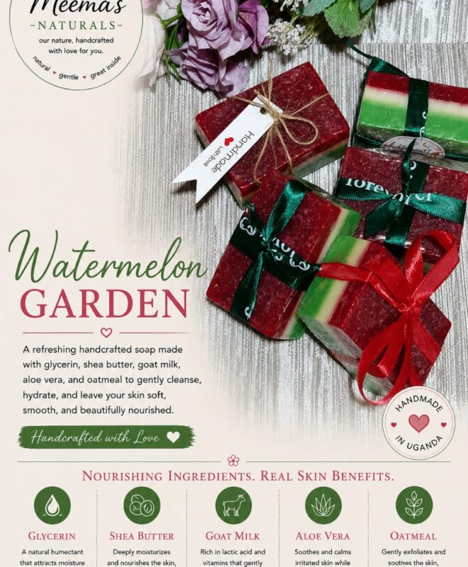 Watermelon Garden Handmade Soap | Meema's Naturals